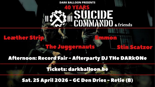 25.04 The Juggernauts + Suicide Commando & more
