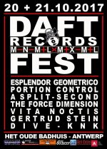 NEWS 20 + 21.10 DAFT / MINIMAL MAXIMAL FEST @ HET OUDE BADHUIS - ANWERP - B NEWS 20 + 21.10 DAFT / MINIMAL MAXIMAL FEST @ HET OUDE BADHUIS - ANWERP - B