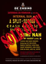 NEWS 25.05 A SPLIT-SECOND + SIMI NAH + CRASH COURSE IN SCIENCE @ De Casino - SOLD OUT! NEWS 25.05 A SPLIT-SECOND + SIMI NAH + CRASH COURSE IN SCIENCE @ De Casino - SOLD OUT!