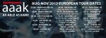 NEWS AAAK (As Able As Kane) ready to embark on their European tour! NEWS AAAK (As Able As Kane) ready to embark on their European tour!