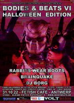 NEWS BODIES & BEATS VI - Halloween Edition with Rabbits Wear Boots & Brainquake!
