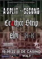 NEWS Just Another EBM day with A Split-Second, Leaether Strip, Elm & Knk! NEWS Just Another EBM day with A Split-Second, Leaether Strip, Elm & Knk!