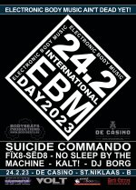 NEWS SUICIDE COMMANDO to replace F/M on International EBM day - 24.2.2023 - De Casino - B NEWS SUICIDE COMMANDO to replace F/M on International EBM day - 24.2.2023 - De Casino - B