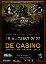 NEWS The Machinists DIE KRUPPS + FRONT LINE ASSEMBLY return to De Casino on 19.08.2022!