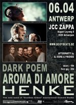 NEWS Tonight! HENKE + AROMA DI AMORE + DARK POEM @ Zappa - Antwerp!